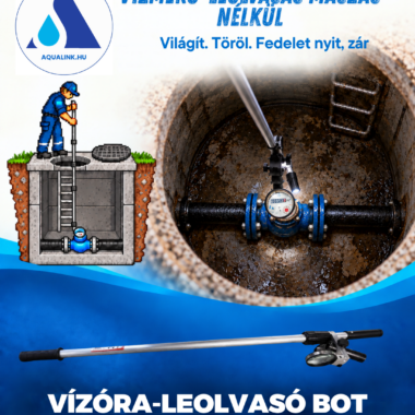 Vízmérő leolvasó bot – használatra tervezve