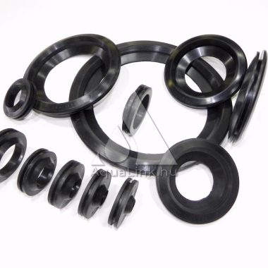 Átvezető gumigyűrű az épületgépészetben