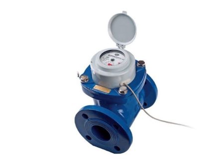 NA-65 öntöző vízóra 100L/impulzus jeladóval L=200 mm 2,5" karimás REED impulzusadós WT locsoló vízmérő