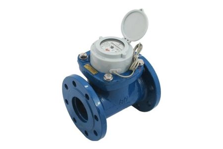 NA-80 öntöző vízóra 100L/impulzus jeladóval L=225 mm 3" karimás REED impulzusadós WT locsoló vízmérő