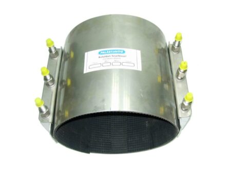 FS20 570-590 L=400 mm két oldalon feszített palástjavító bilincs