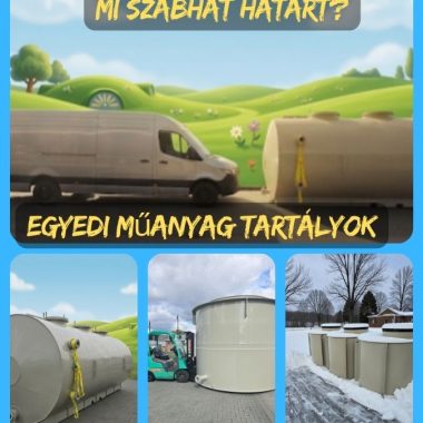 Egyedi műanyag tartályok és hegesztett vízóra aknák – tervezéstől szállításig