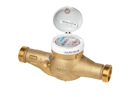 DN32 vízóra meleg 90°C 5/4" 260mm 10m3/h, MTW szárazon futó 6/4" külső menetes melegvizes vízmérő