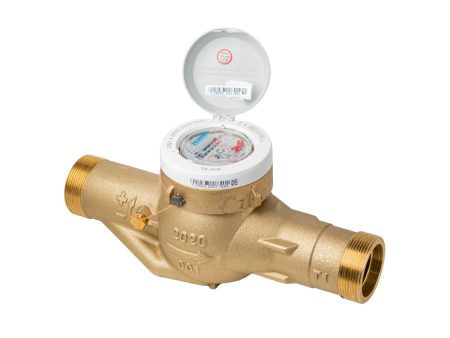 NA-40 vízóra meleg 90°C 6/4" 300mm 16m3/h, MTW szárazon futó 2" külső menetes melegvizes vízmérő